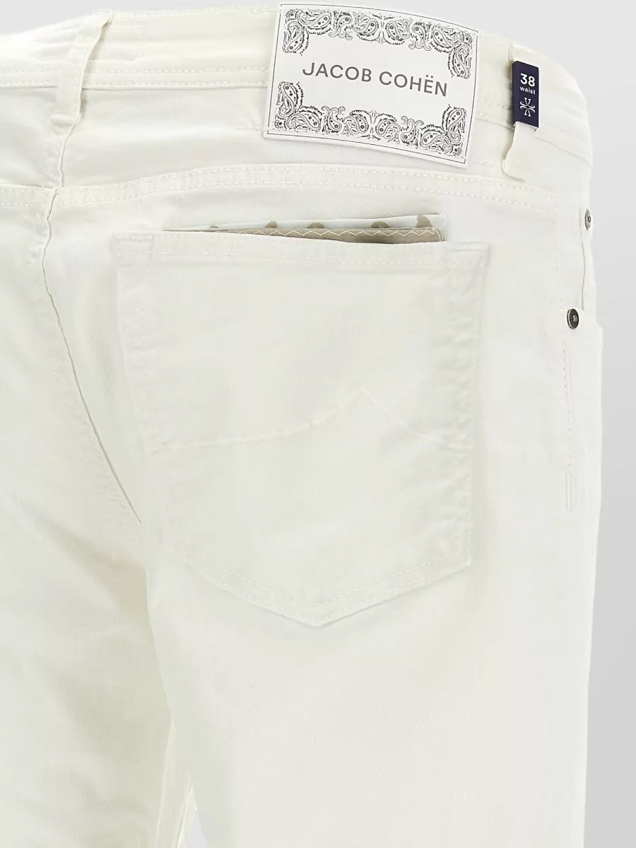 Jacob Cohen Denim Mid-Rise Straight-Leg Jeans