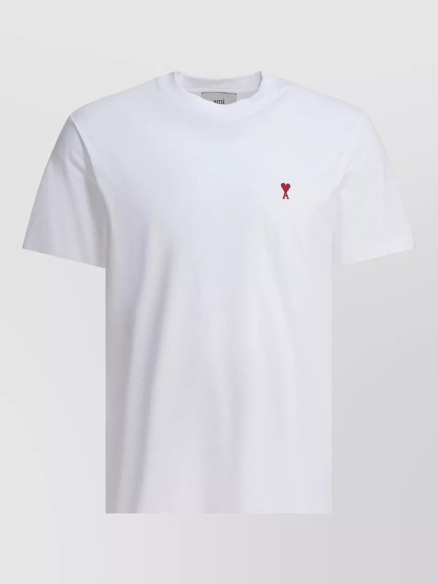 Ami Paris Organic cotton crewneck t-shirt