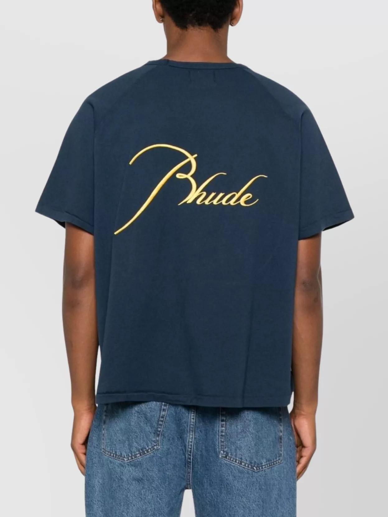Rhude Casual T-Shirt Embroidered Design