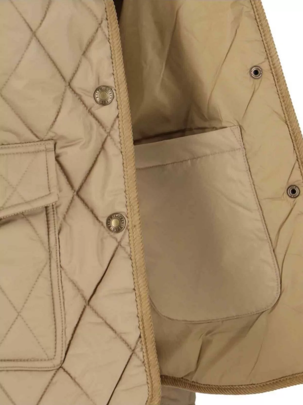 Polo Ralph Lauren Casual Jacket With Corduroy Collar And Pockets
