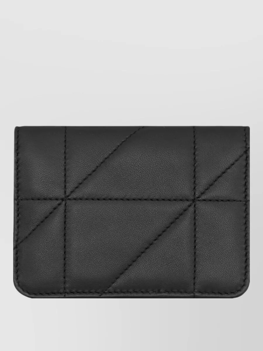Saint Laurent Leather Bi-Fold Cardholder
