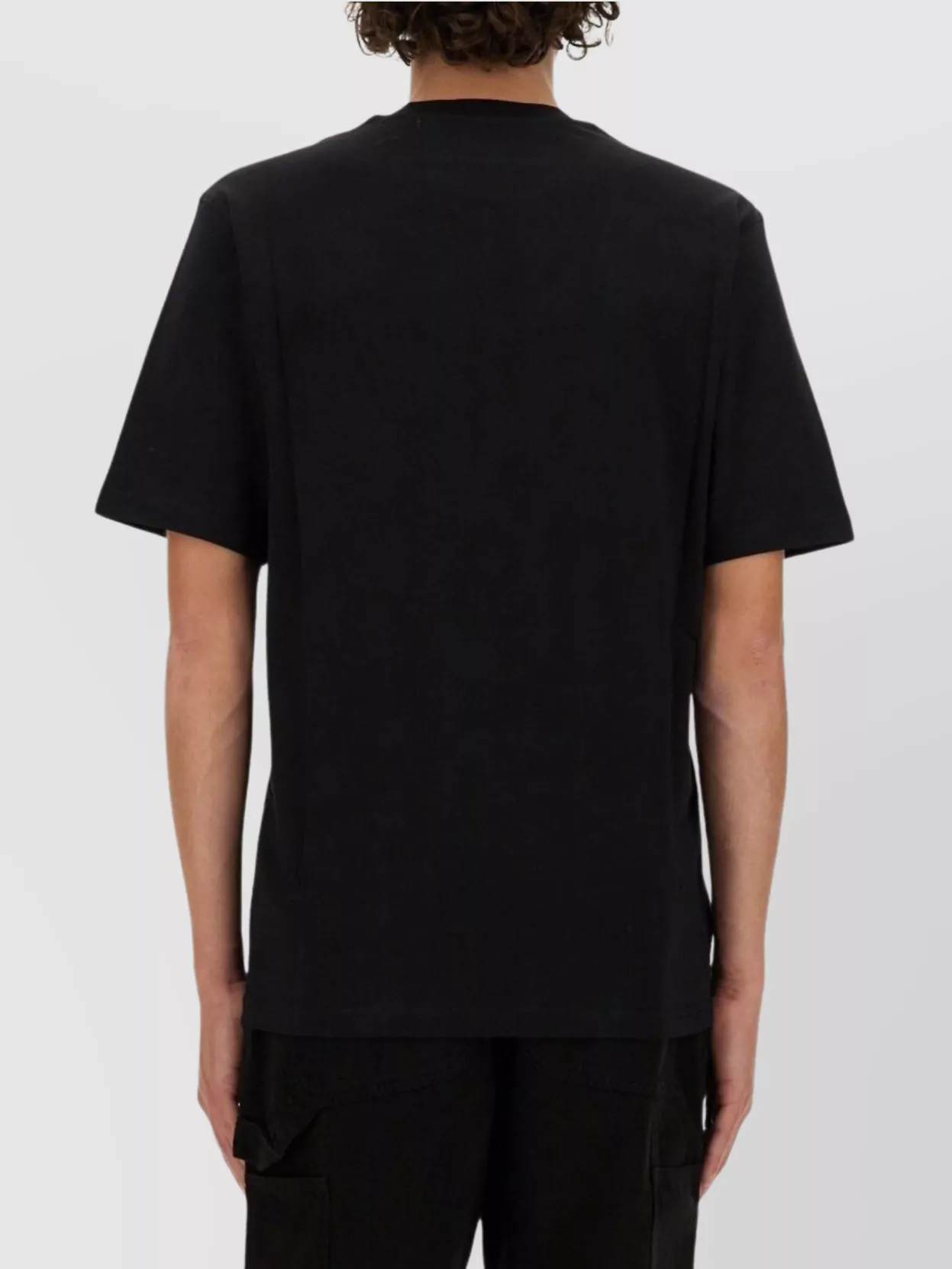 Moschino Logo Print Crew Neck T-Shirt With Short Sleeves