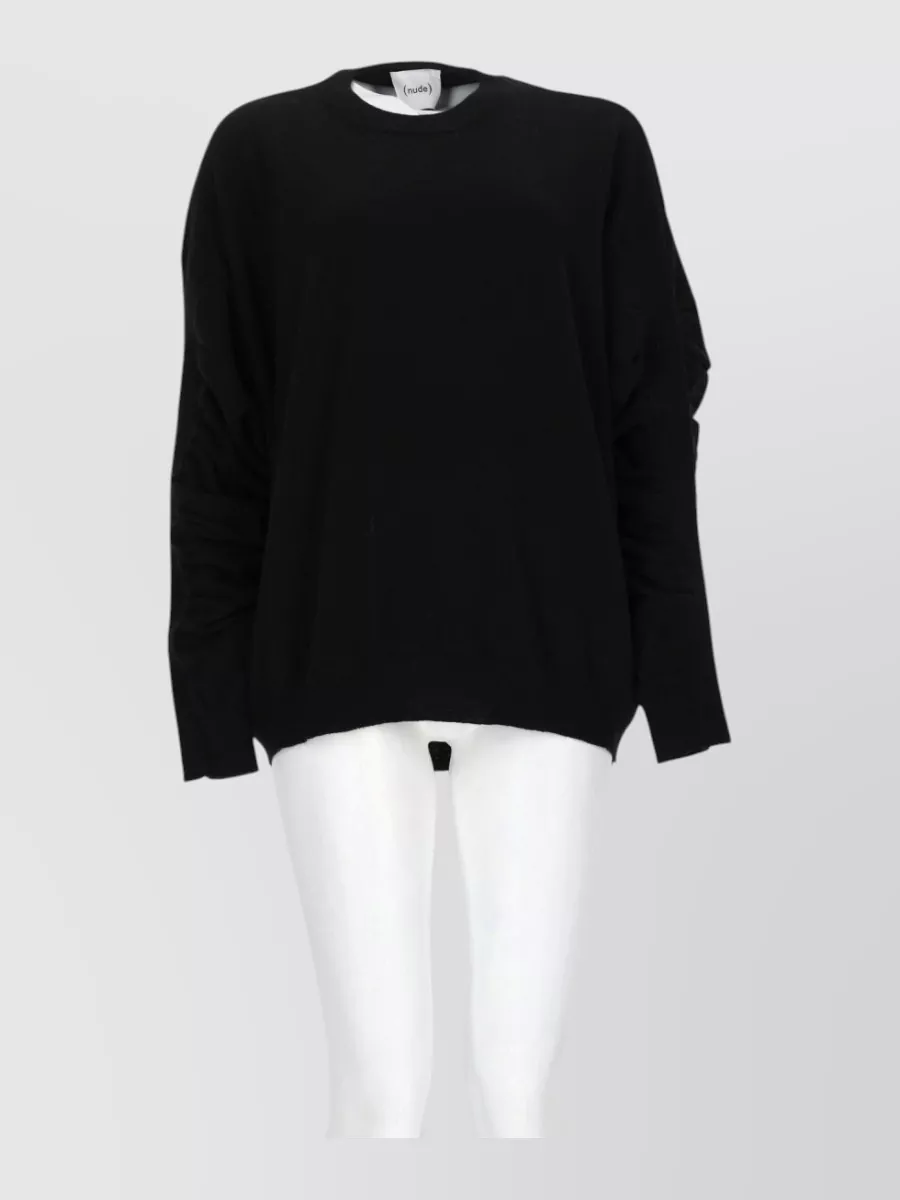 Nude Virgin wool crew neck sweater