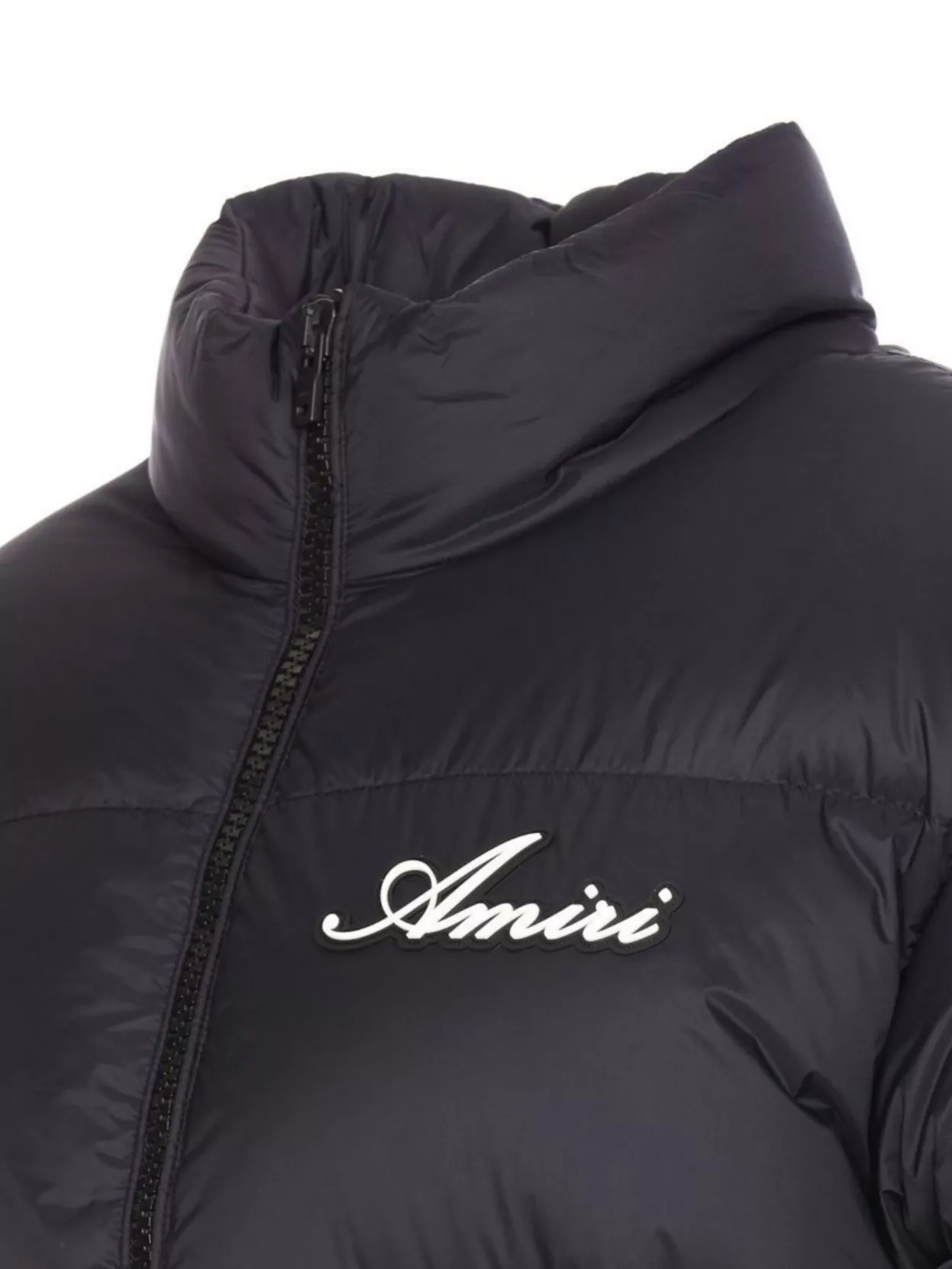 Amiri High Neck Puffer Jacket With Skull Detail