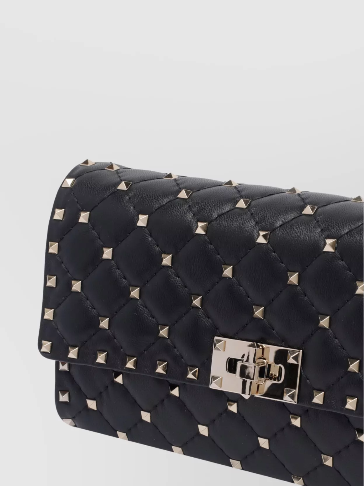 Valentino Quilted Chain Strap Satchel Studs