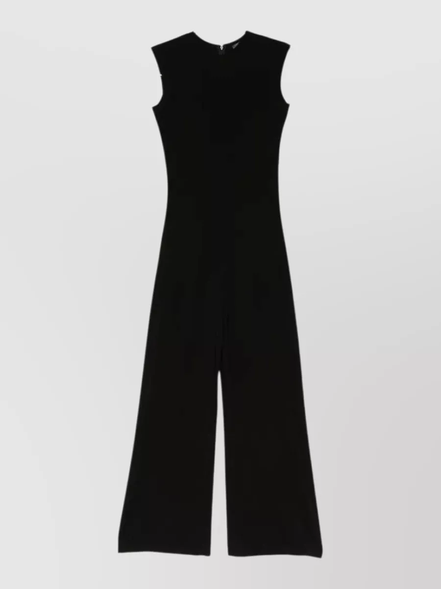 Norma Kamali sleeveless wide-leg jumpsuit