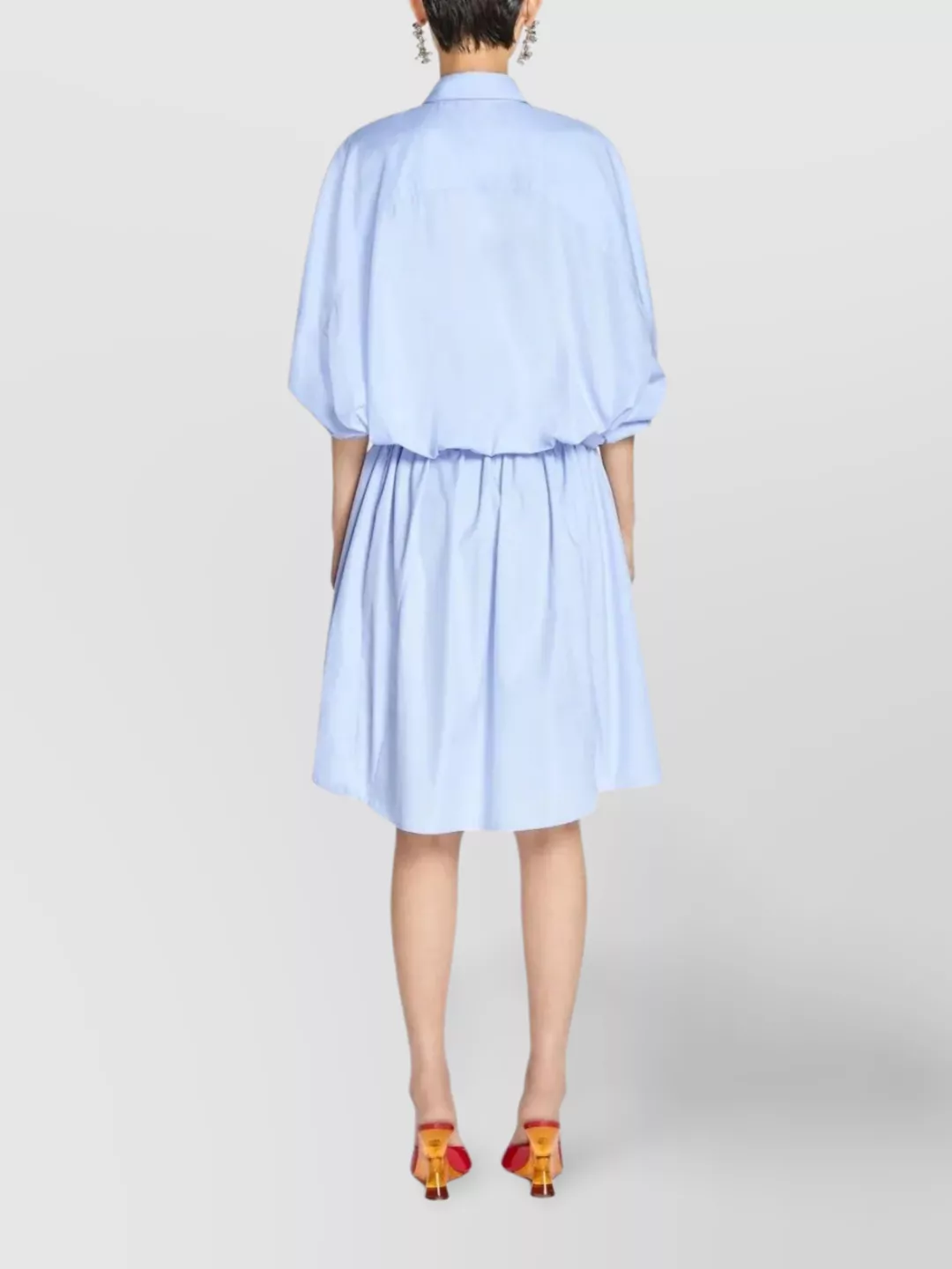 Shop Dries Van Noten Suit With Belted Waist And Button-down Front