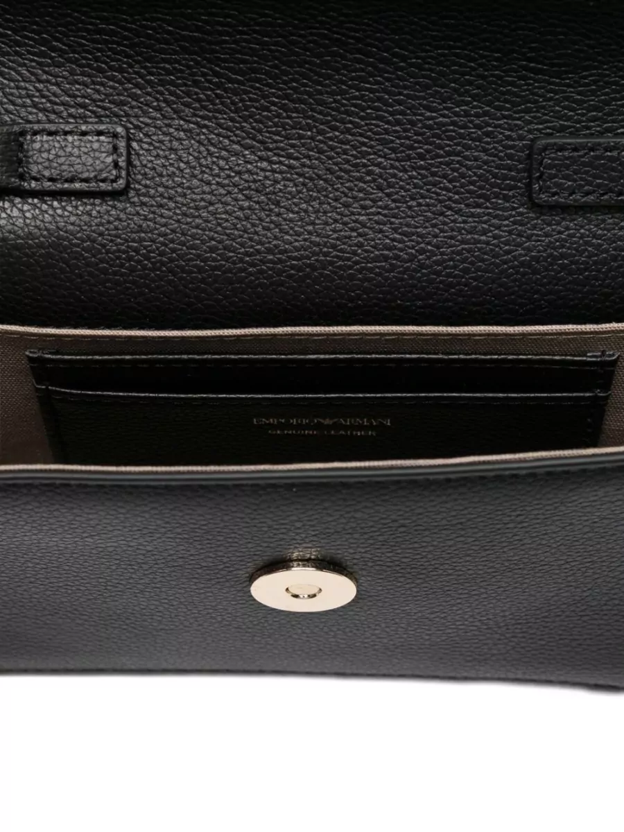 Emporio Armani Leather Wallet On Chain