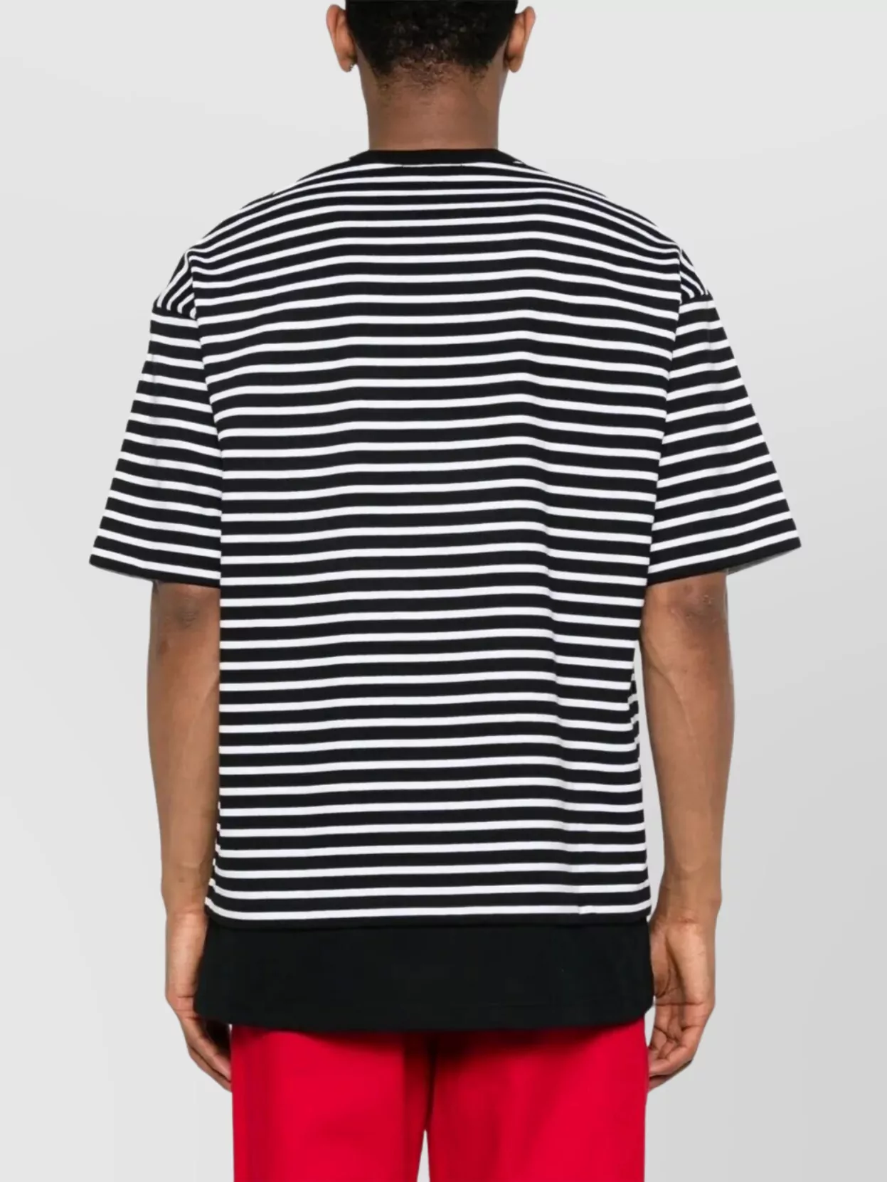 Comme Des Garçons Homme Men's Striped Crew Neck T-Shirt