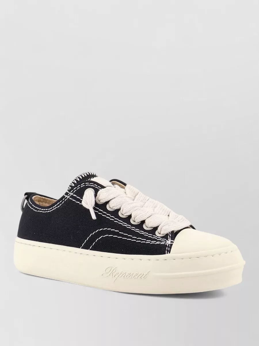 Represent Canvas Low-Top Sneakers