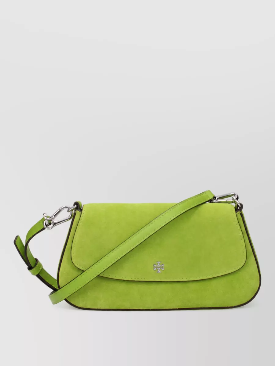 Tory Burch rory suede leather shoulder bag