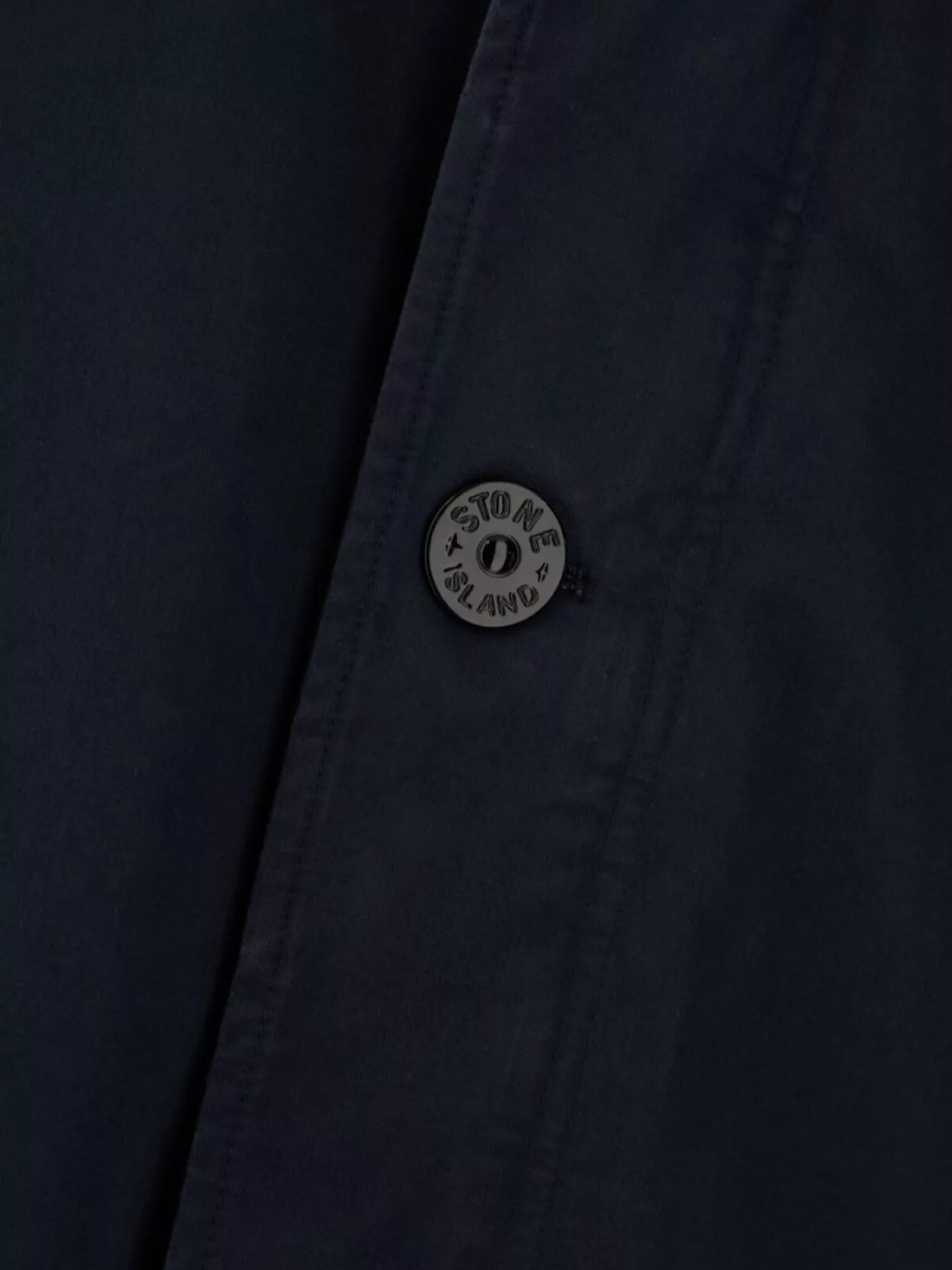 Stone Island Cotton Jacket With Long Sleeves And Back Vent