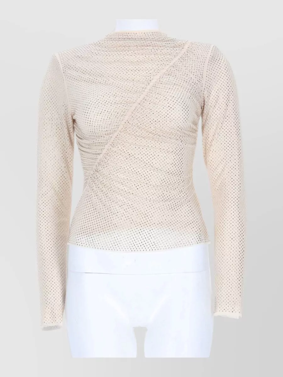 Self-Portrait Crystal-embellished slim-fit jacket