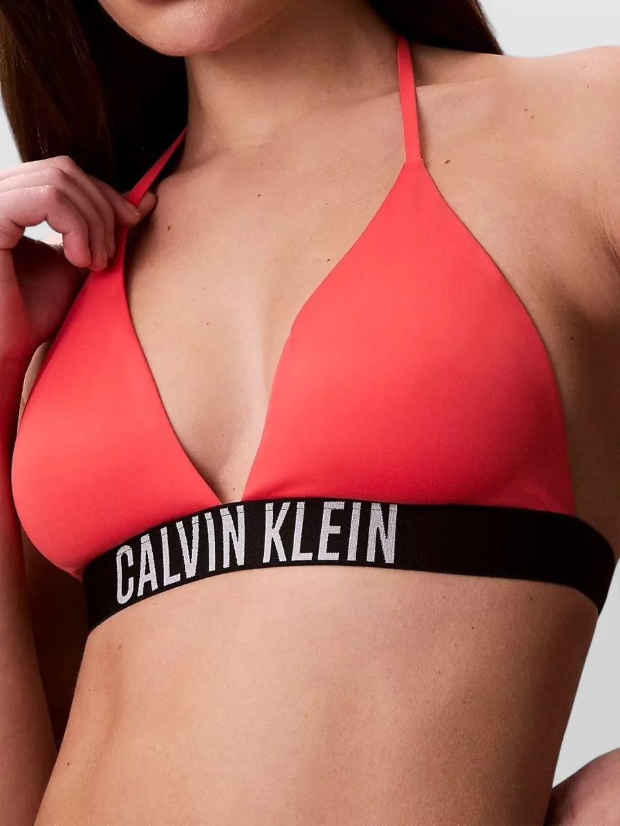 Calvin Klein halter triangle bikini top