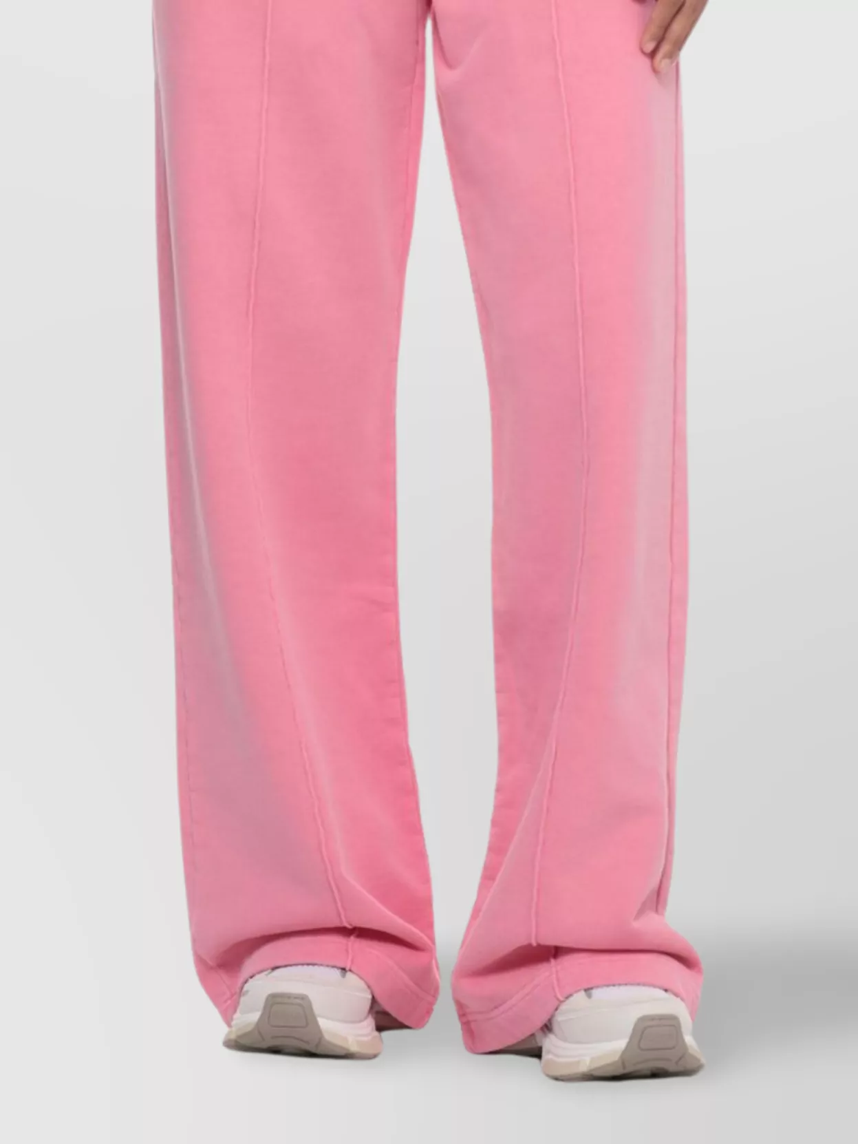 Casablanca Cotton Sweatshirt Featuring Embroidered Patches In Pink