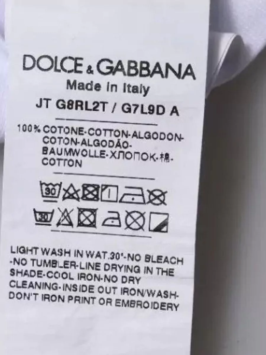 Dolce&Gabbana Logo-Print Cotton Crew-Neck T-Shirt