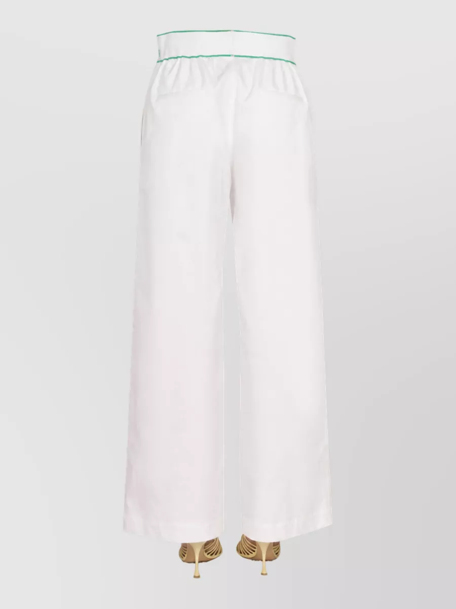 Bottega Veneta Cotton Wide-Leg Trousers