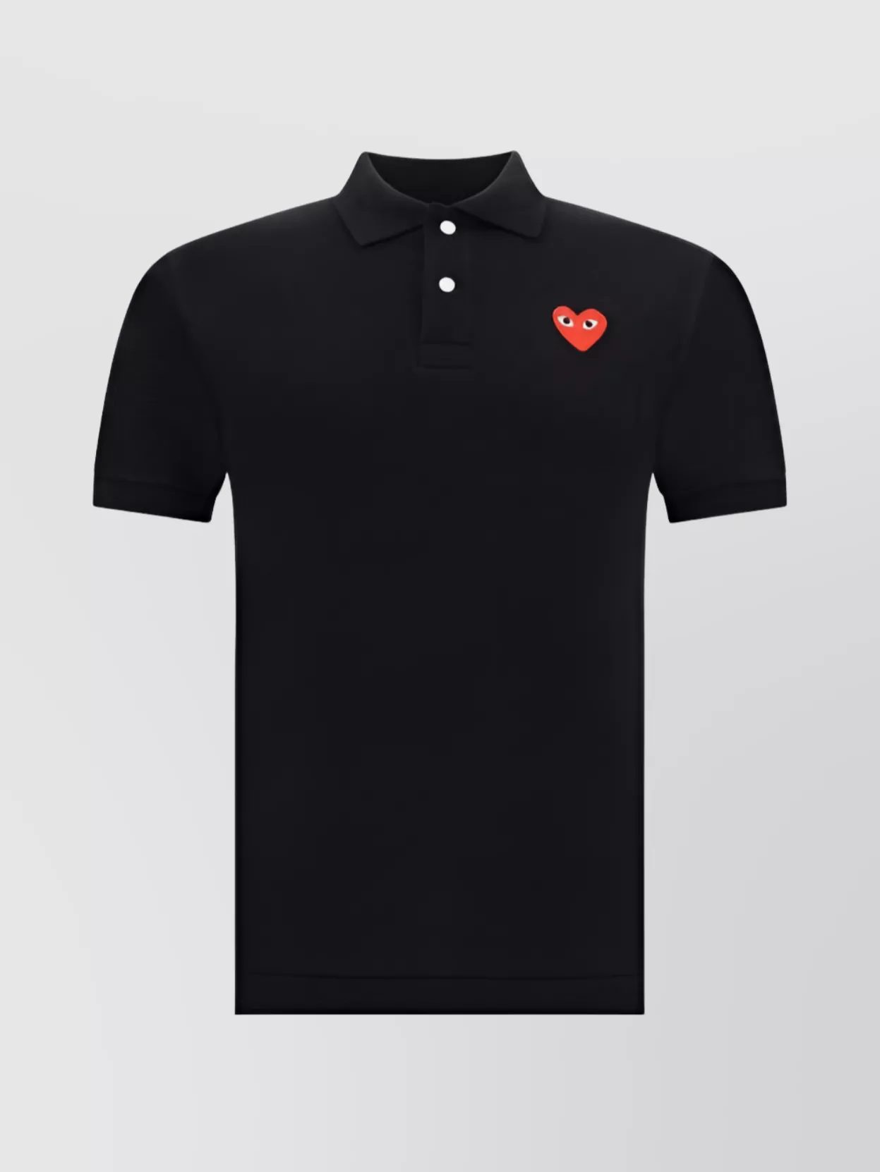 Shop Comme Des Garçons Play Game Polo Shirt Monochrome Pattern