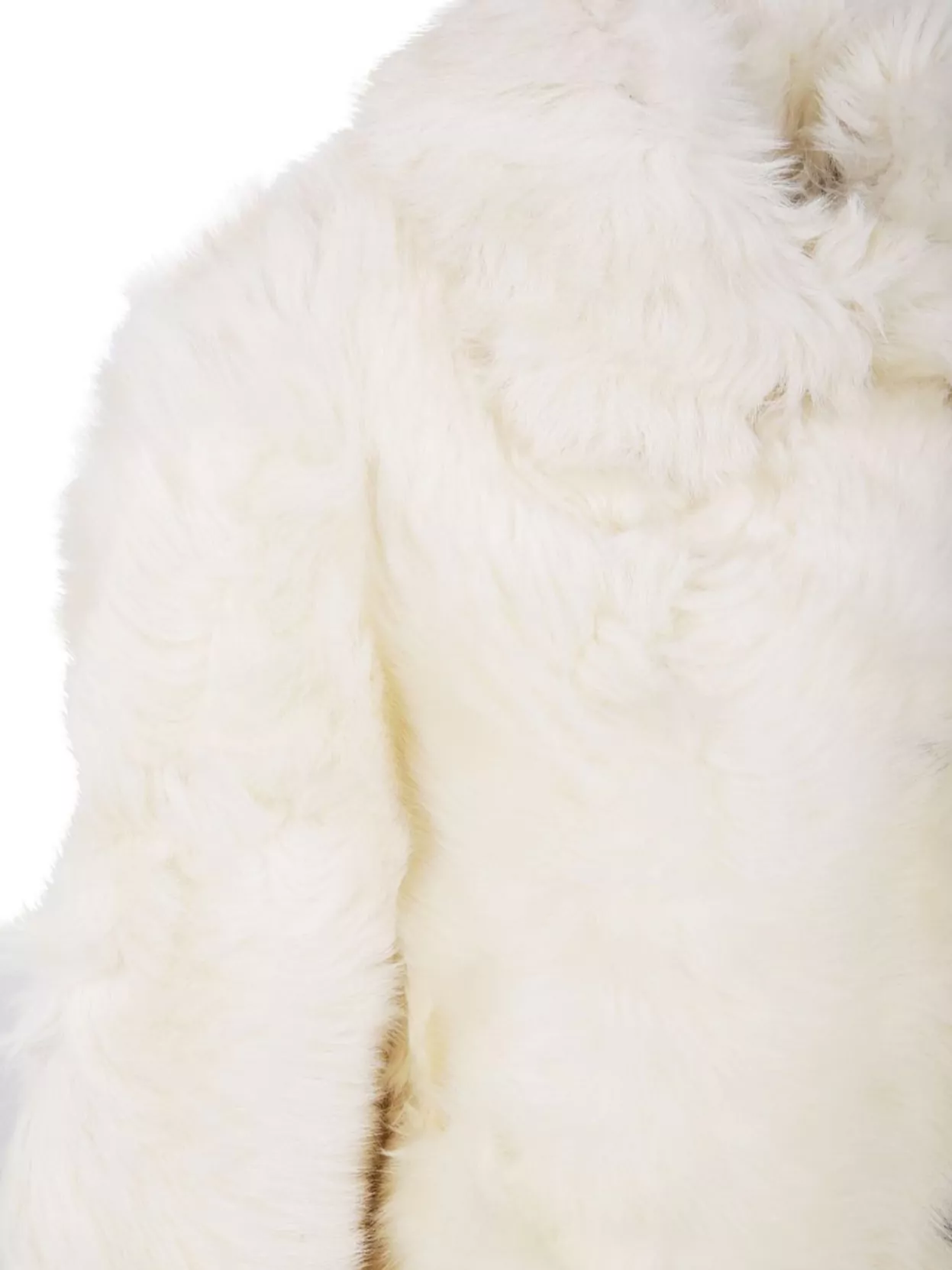 Yves Salomon Luxurious Faux Fur Collared Jacket