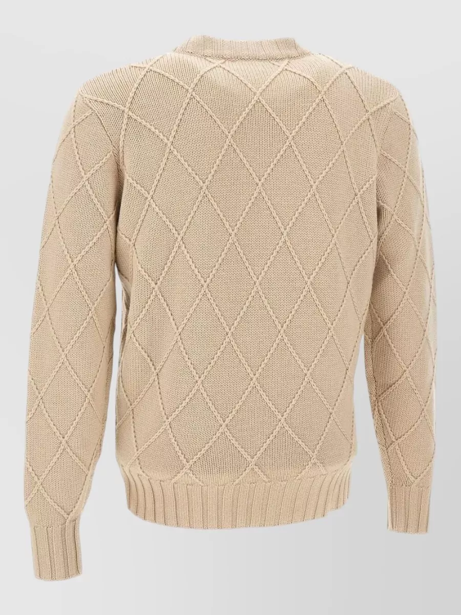 Filippo De Laurentis Virgin Wool Crew Neck Jumper