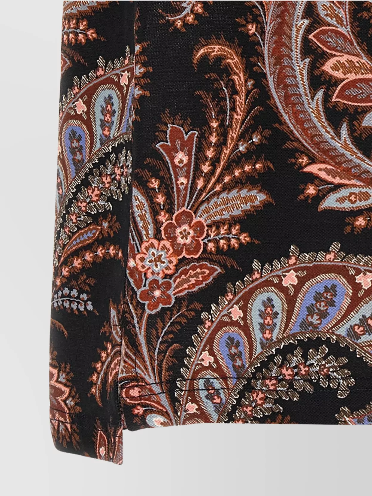 Etro Paisley Flower Polo Shirt