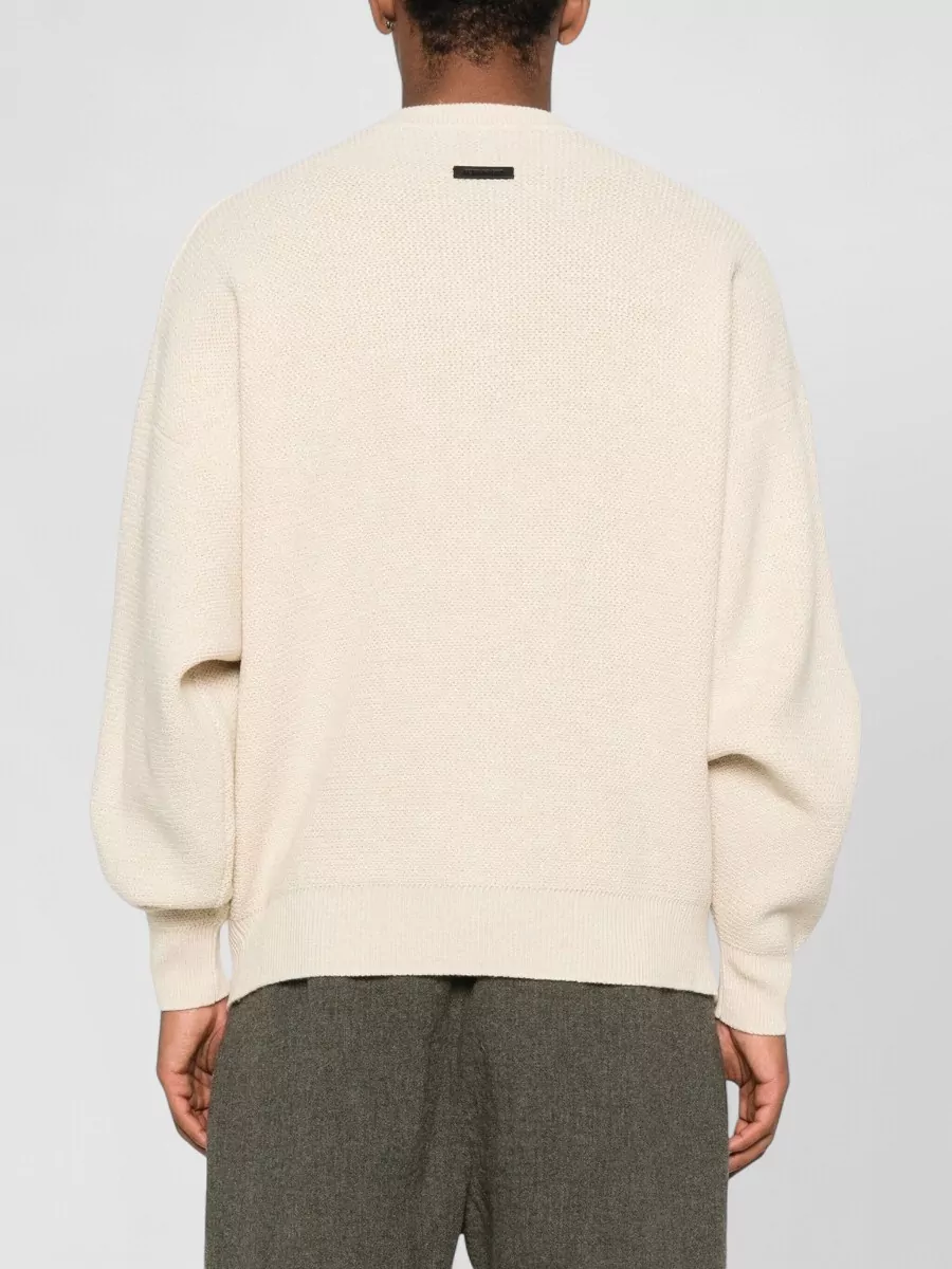 Fear Of God Knit Sweater Featuring Collar Cuffs Waist Hem