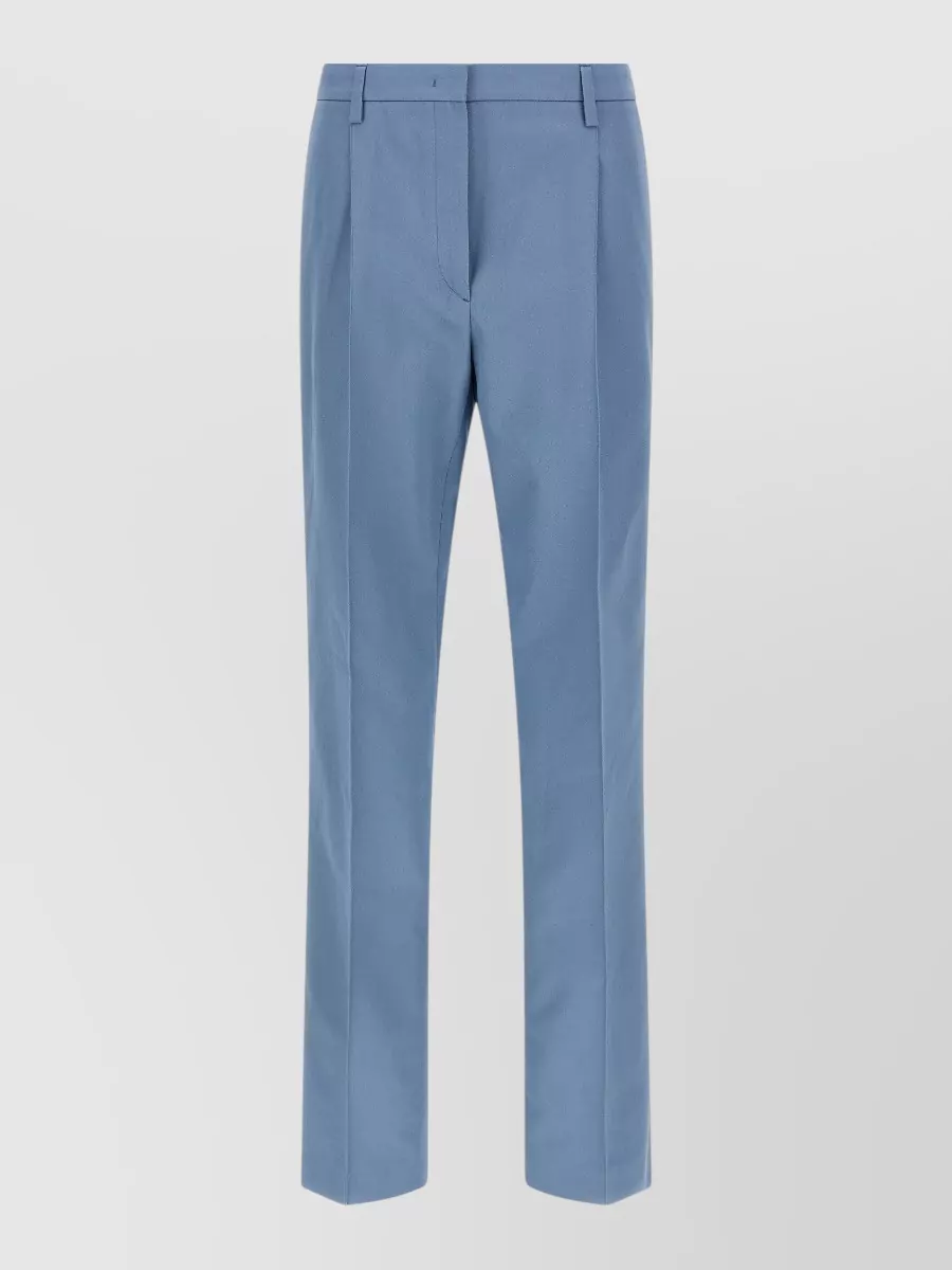 Prada Cotton straight-leg suit trousers