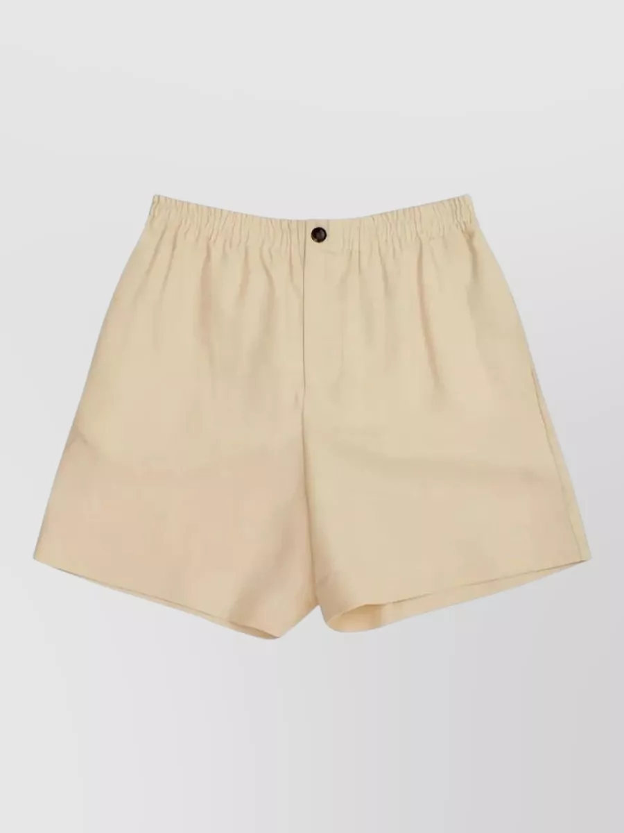 Valentino Garavani viscose linen chino shorts