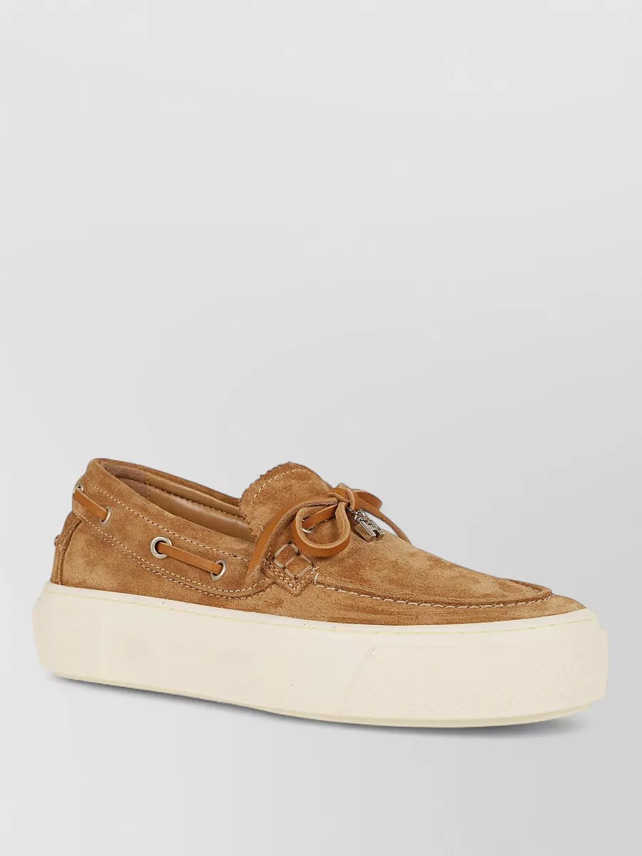 Hogan leather boat loafers