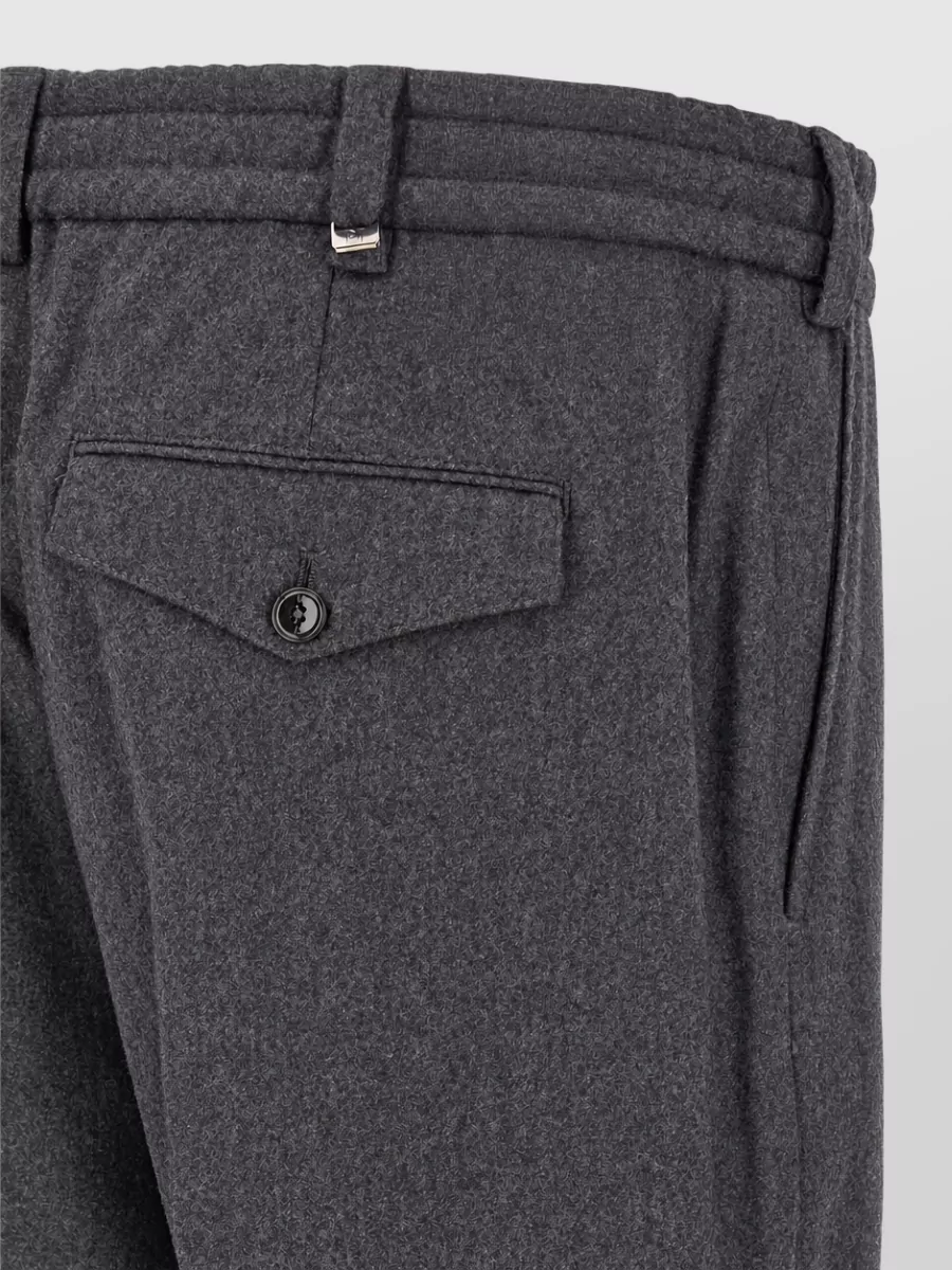 Pt Torino Cashmere Tapered Tailored Trousers