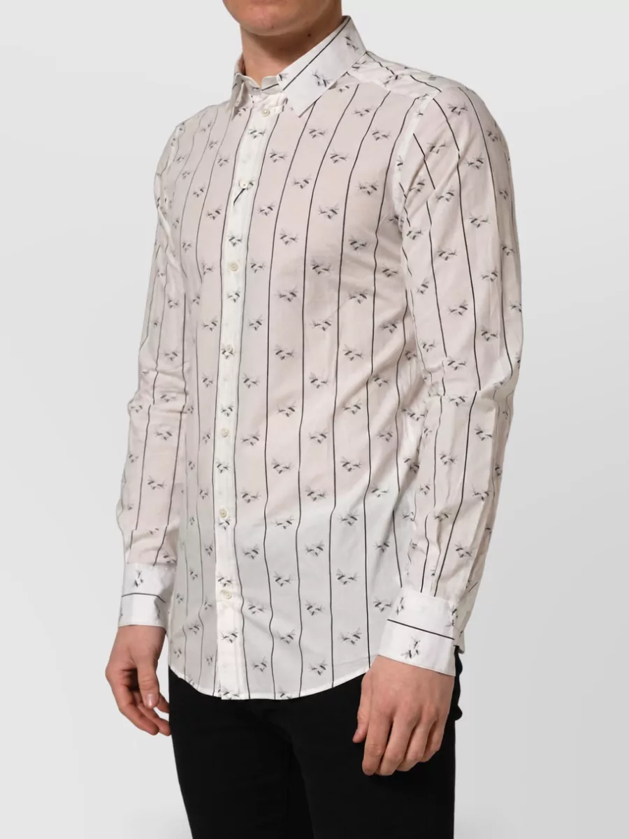 Dolce&Gabbana Bee Print Dress Shirt