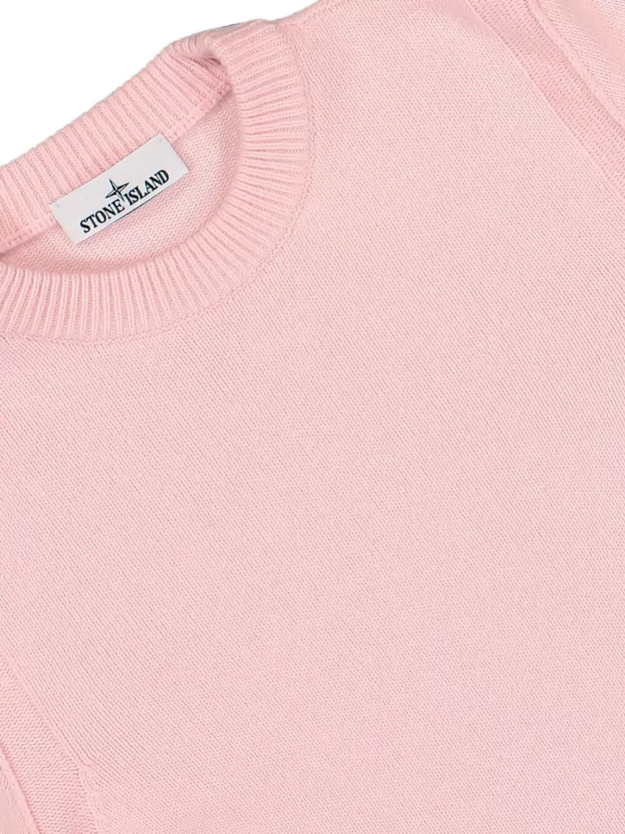 Stone Island Virgin Wool Ribbed Crew-Neck Sweater
