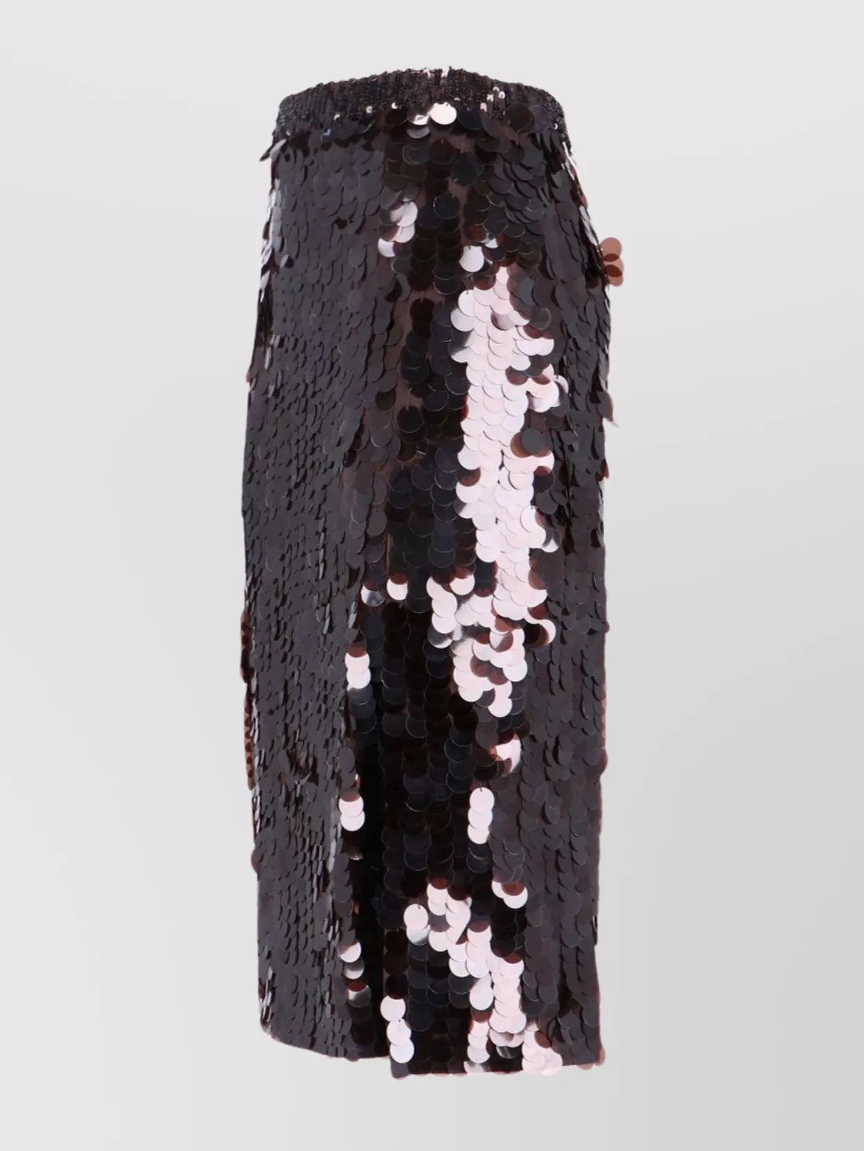 P.a.r.o.s.h Knee-length Skirt Featuring Sequin Embellishment In Brown