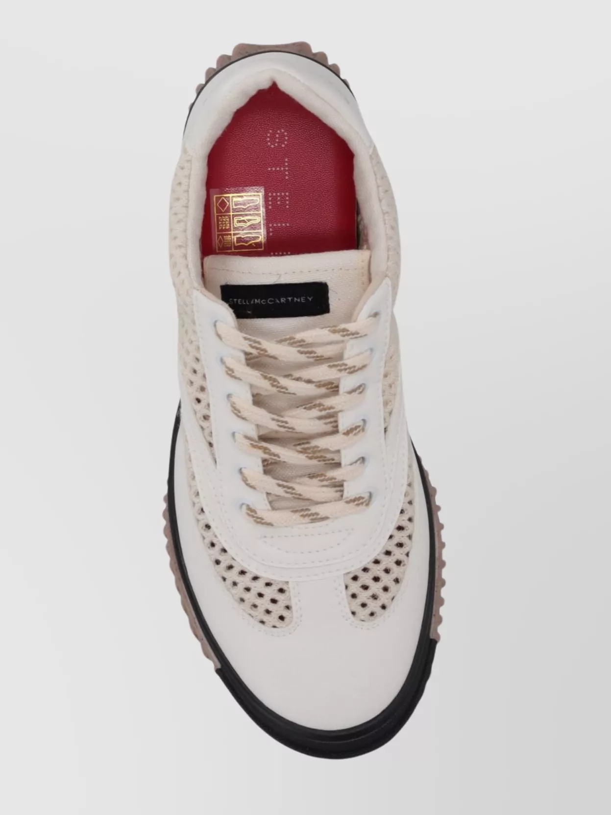 Stella Mccartney Sport Wave Sneakers Mesh Round Rubber