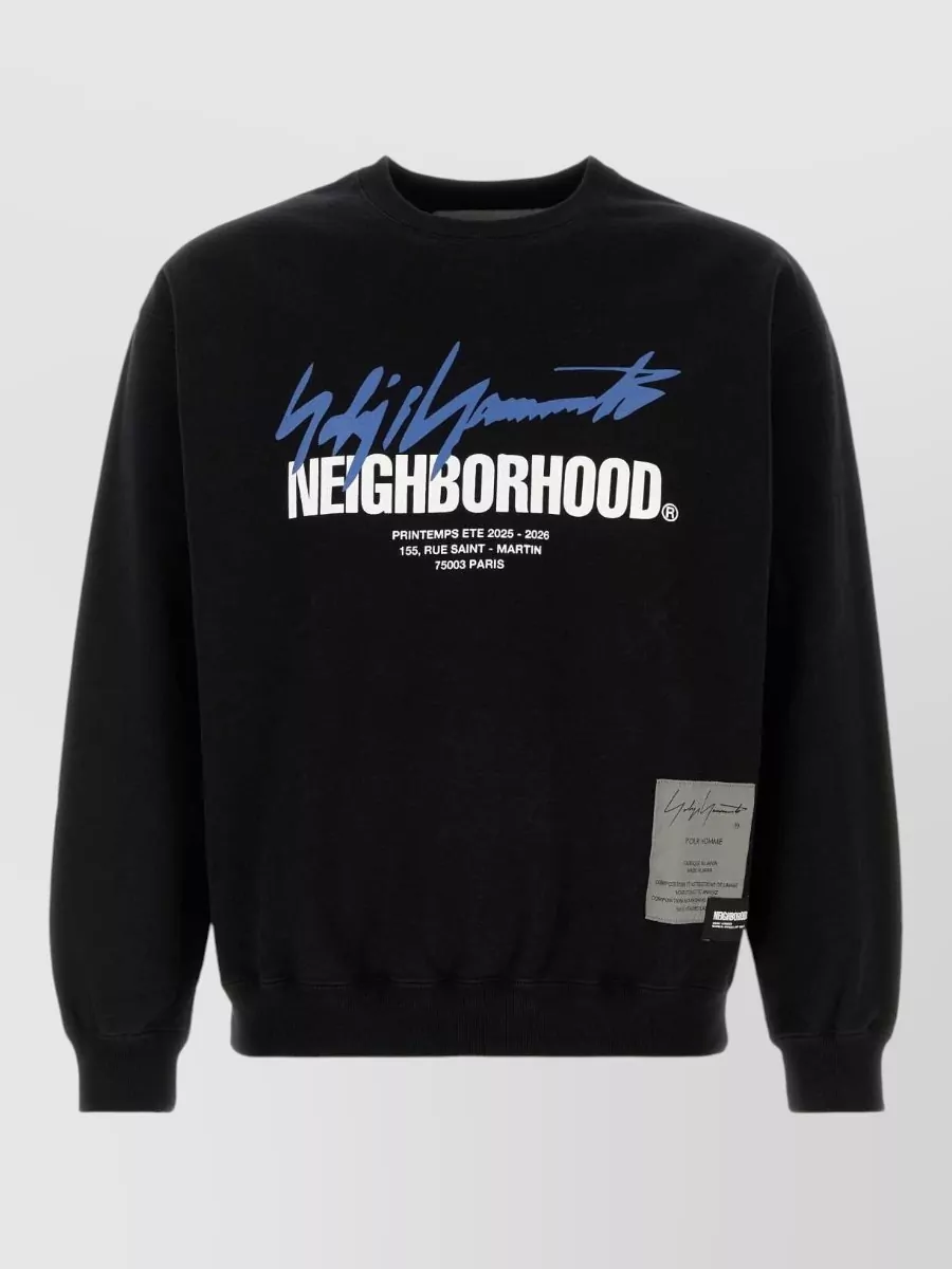 Yohji Yamamoto cotton sweatshirt