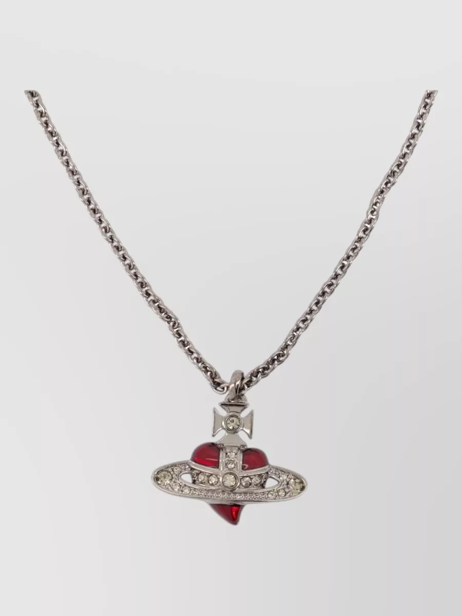 Vivienne Westwood metal heart necklace