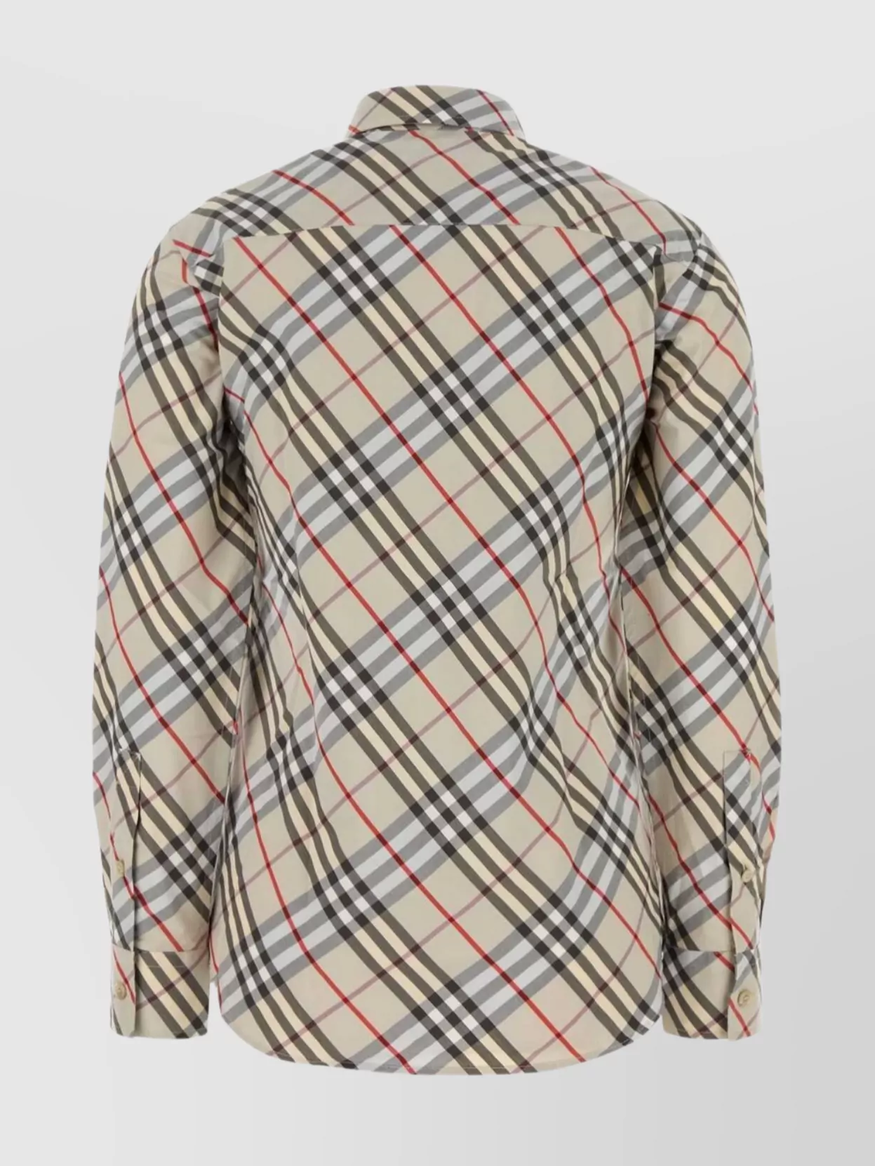 Burberry Embroidered Poplin Shirt With Long Sleeves