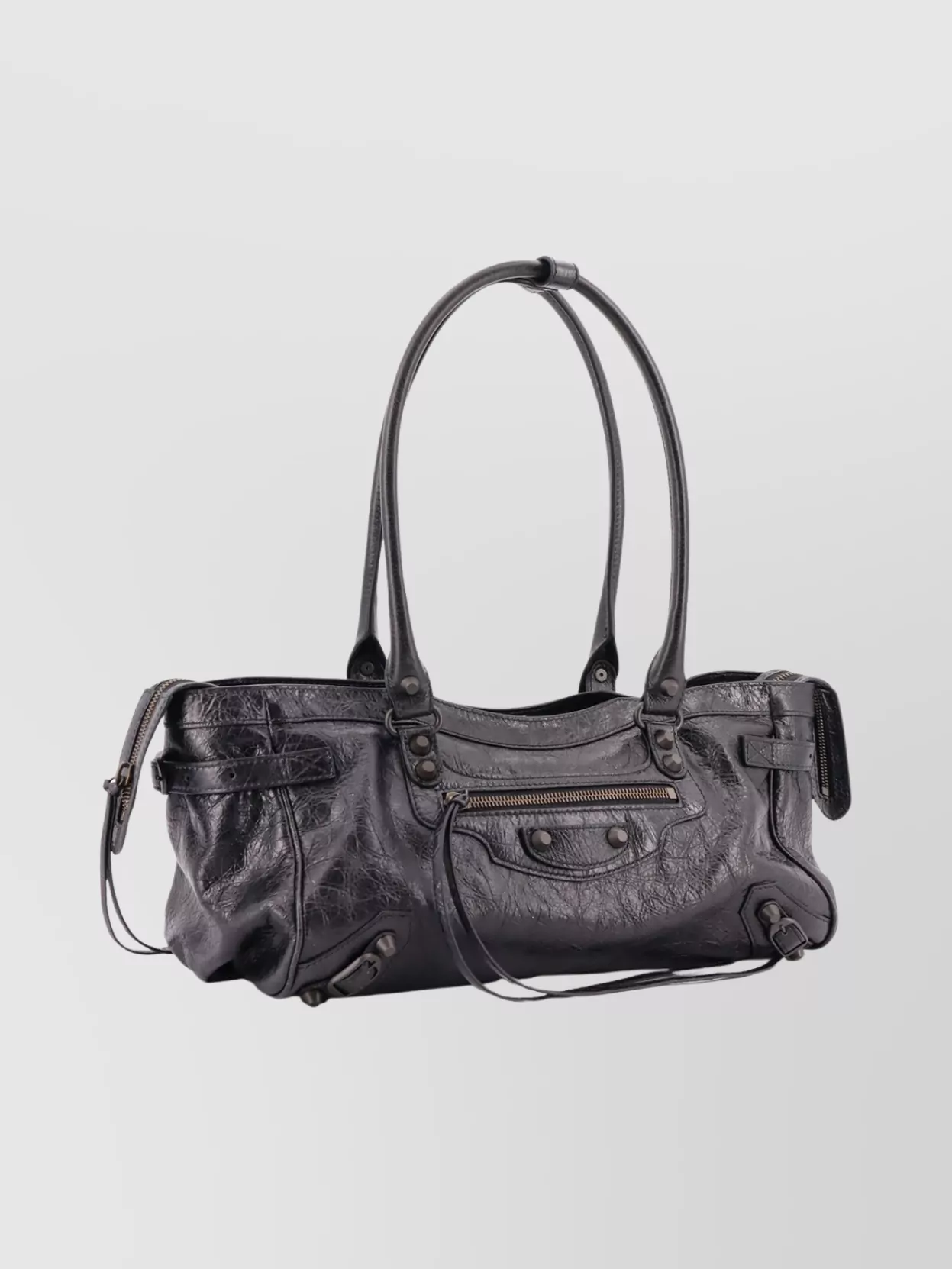 Balenciaga City East West Leather Shoulder Bag