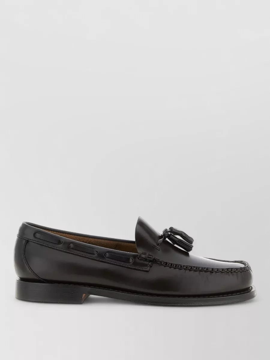 G.H. Bass leather tassel loafers