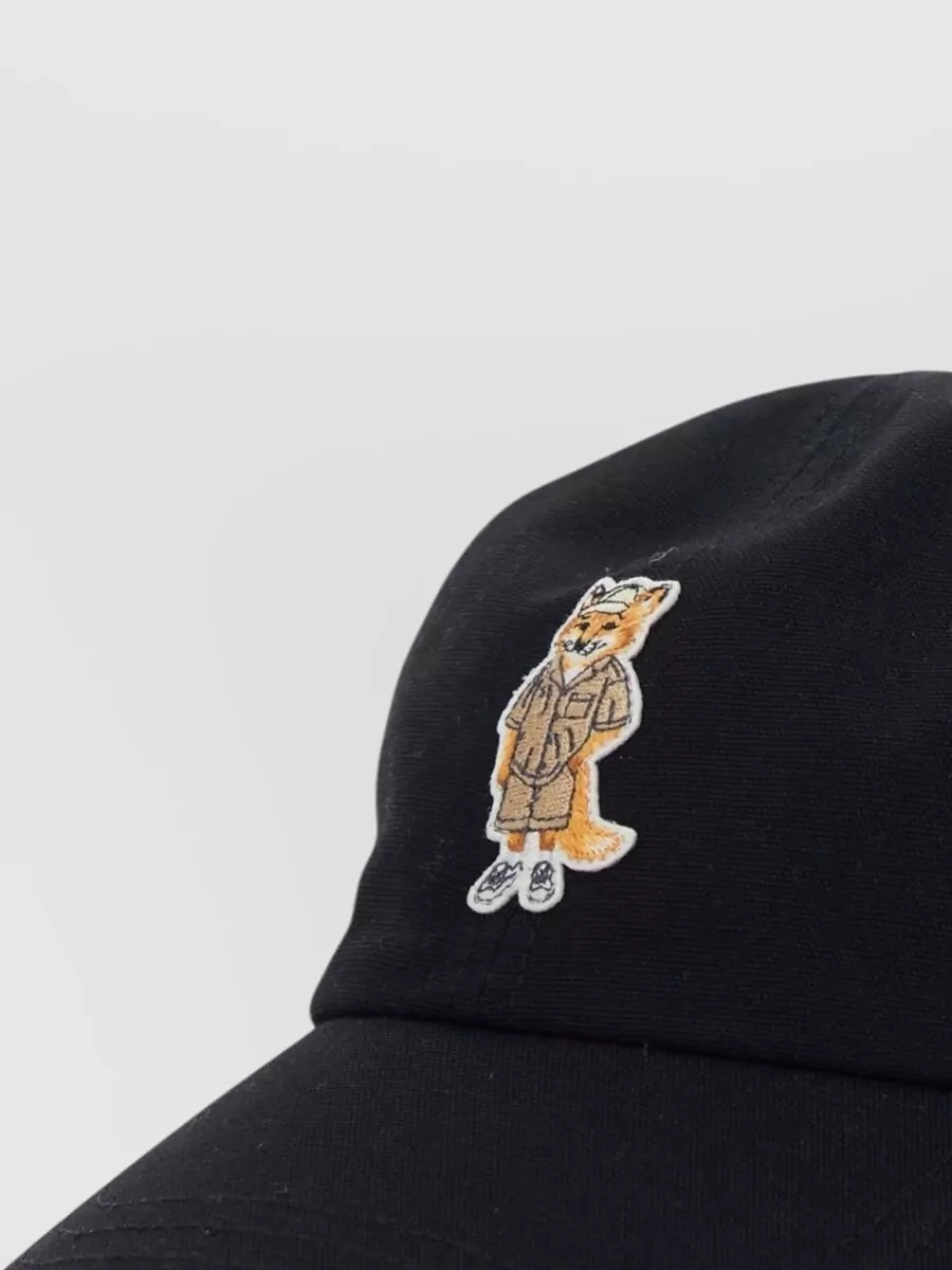 Maison Kitsuné Cotton Dressed Fox Baseball Cap