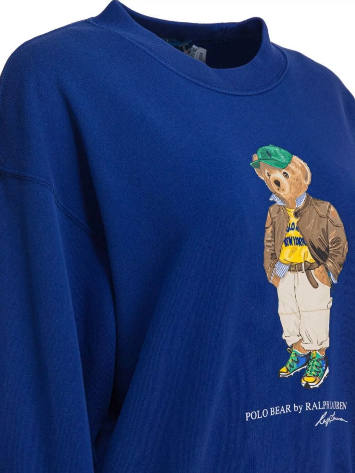 Polo Ralph Lauren Bear Crewneck Graphic Print Sweatshirt