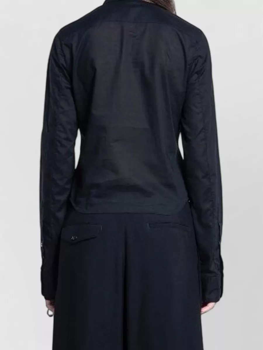 Ann Demeulemeester Cotton Slim-Fit Ruffled Shirt