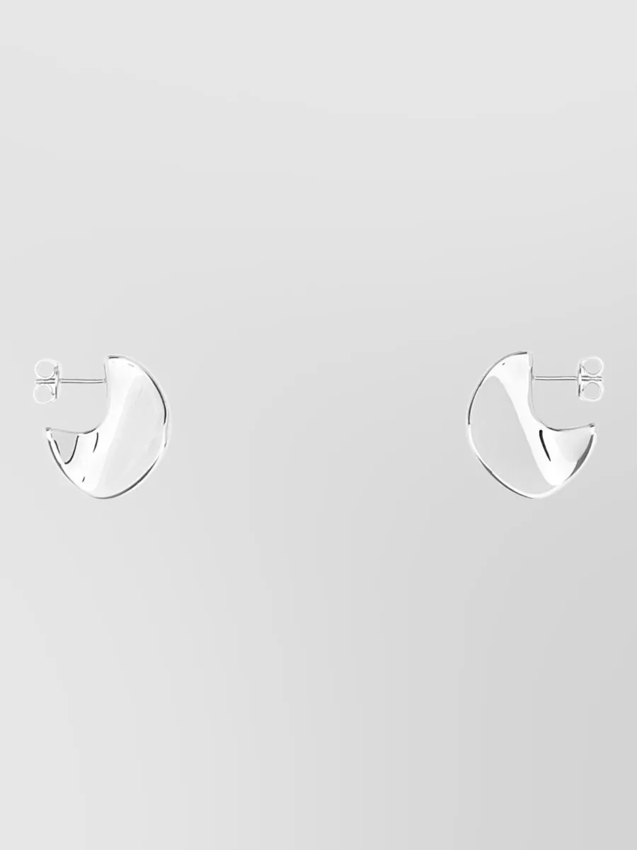 Bottega Veneta sterling silver small earrings