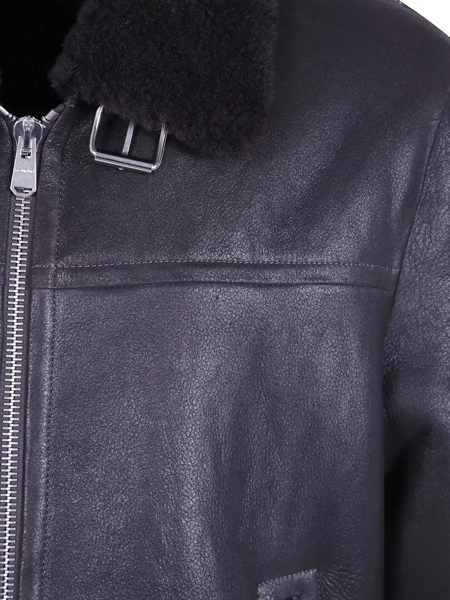 Dondup Shearling Leather Regular-Fit Jacket
