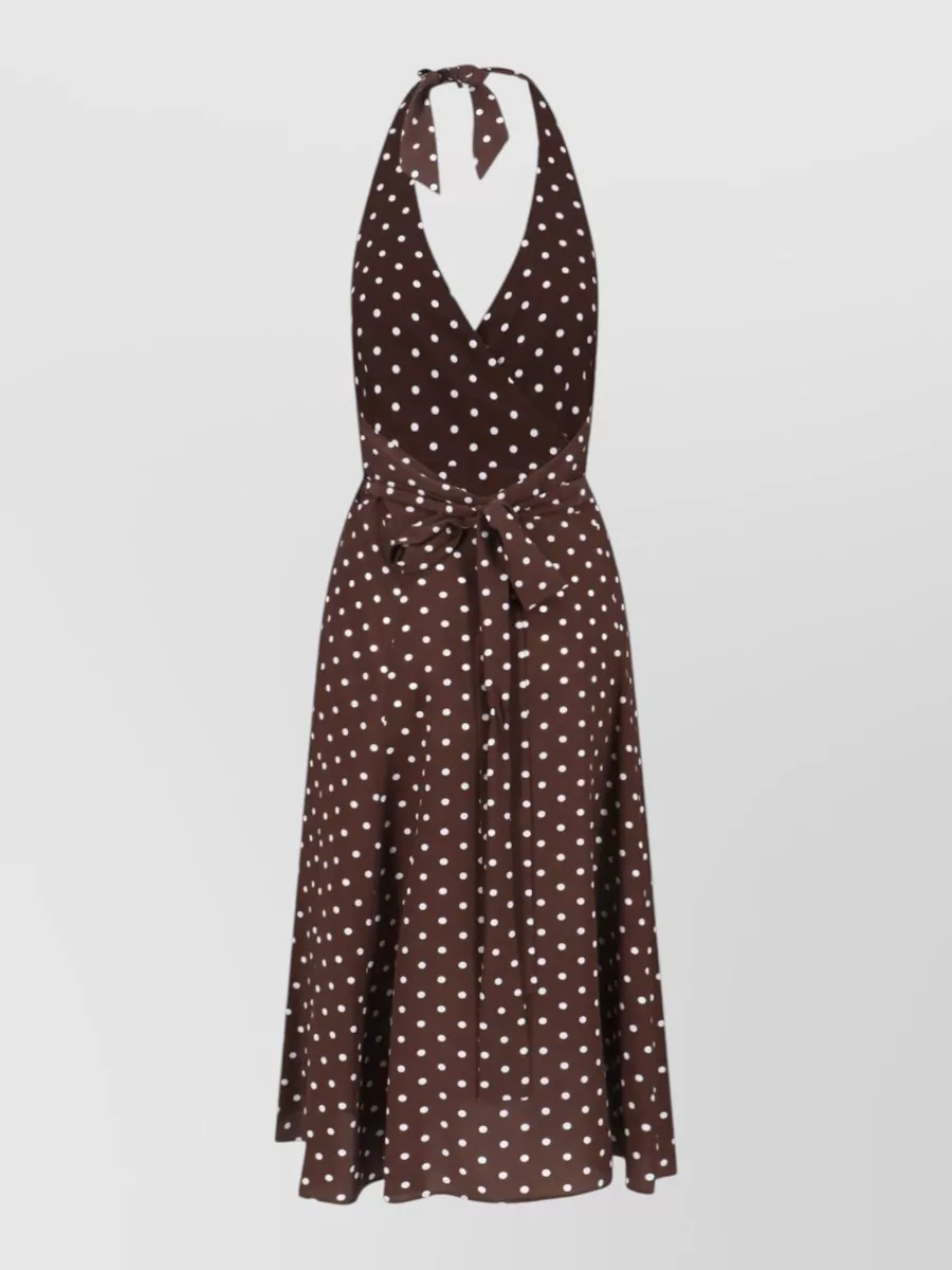 Parosh Silk Midi Dress