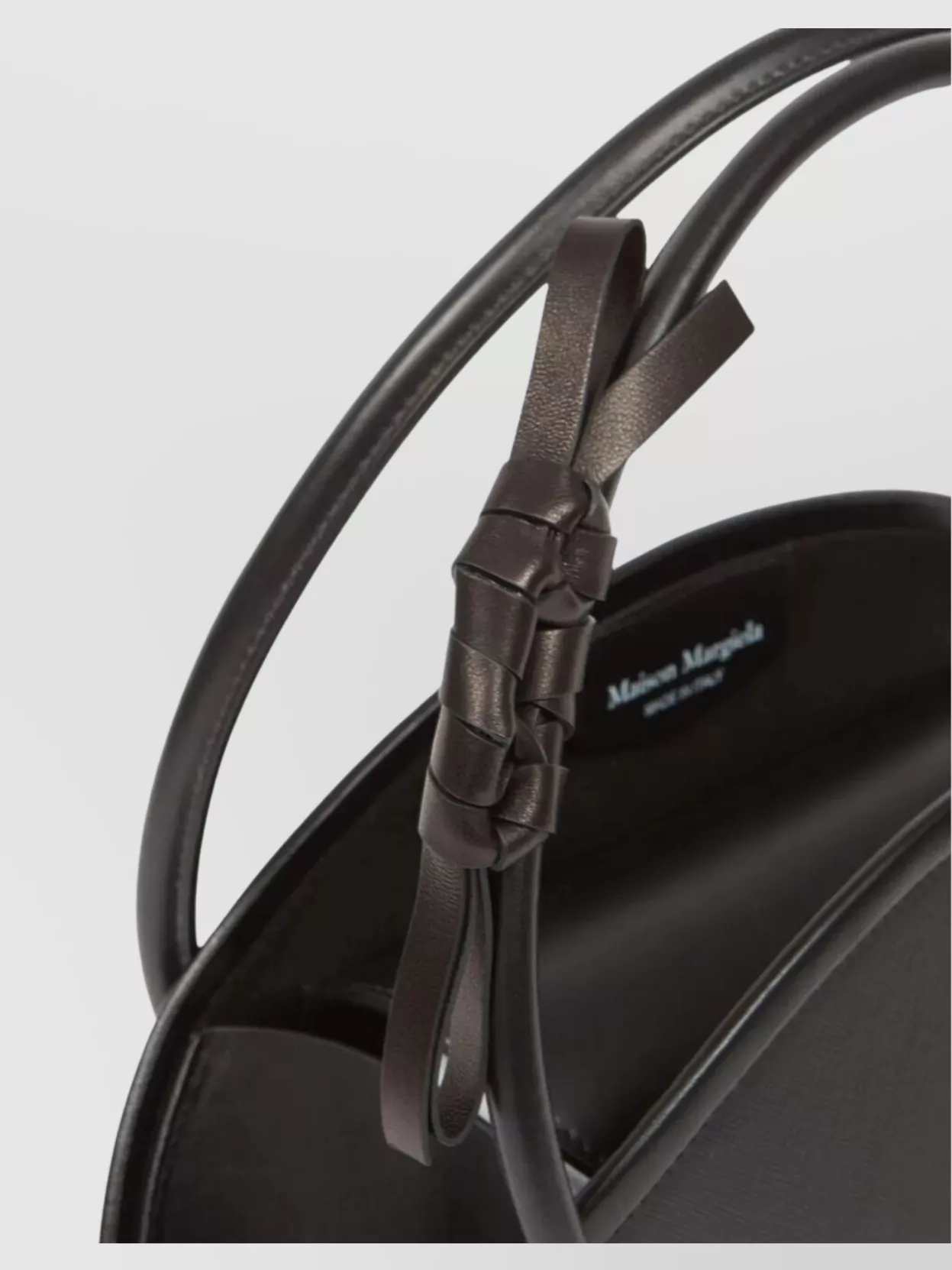 Maison Margiela Knotted Round Top Handle Bag