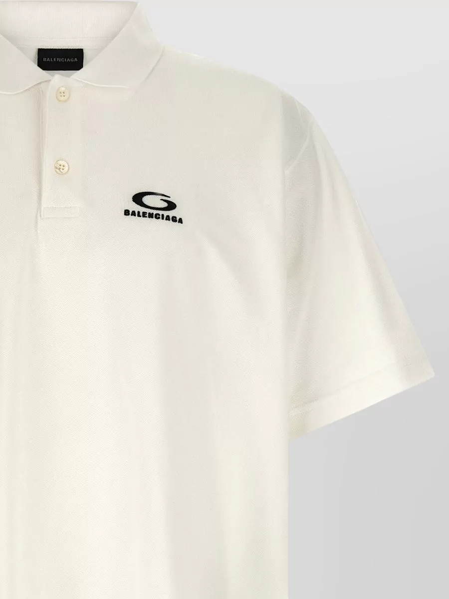Balenciaga Laurel Regular Cut Short Sleeve Polo