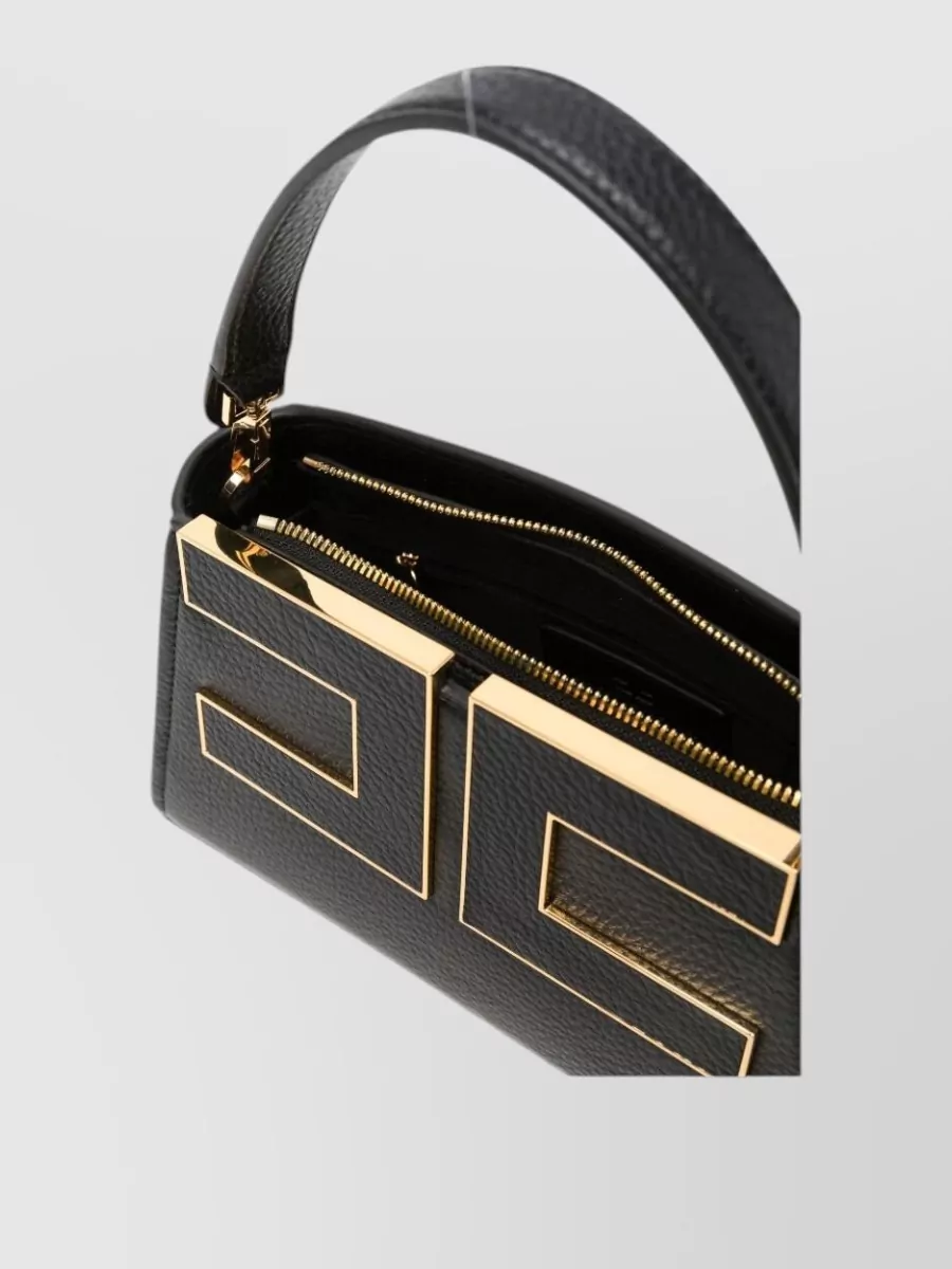 Elisabetta Franchi Faux Leather Shoulder Bag