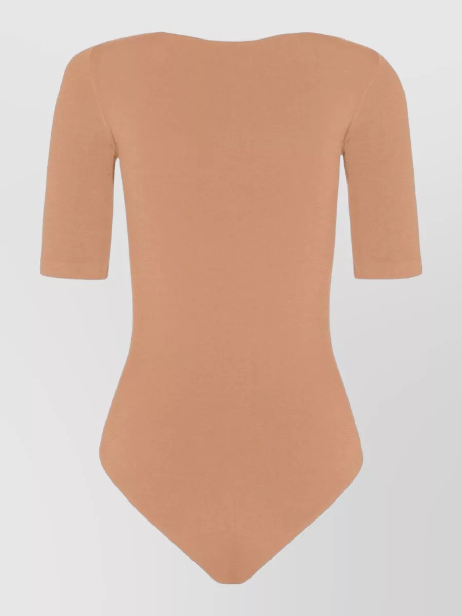 Wolford Bahamas Seamless Stretch Round Neck Bodysuit