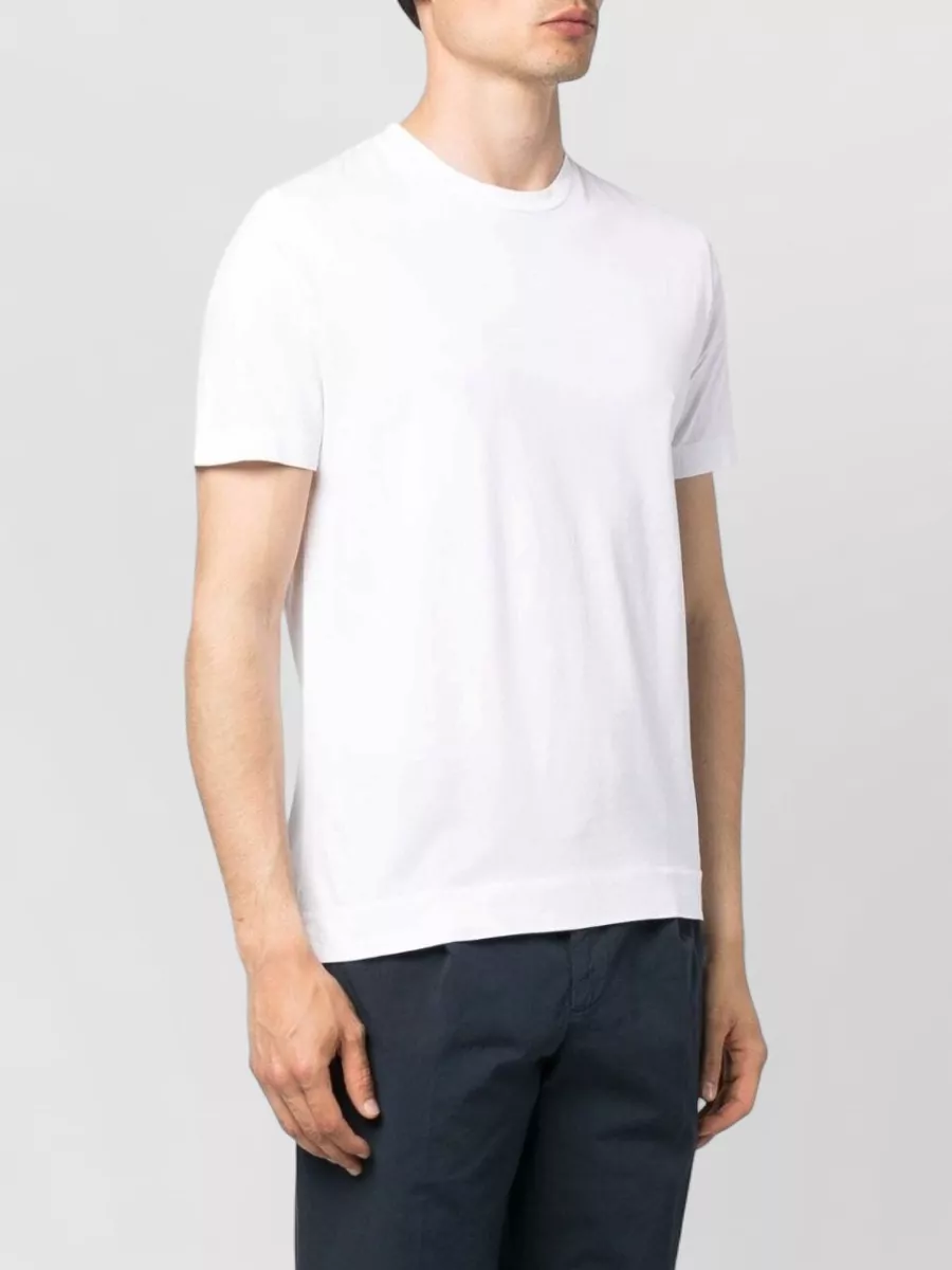 Finamore 1925 Napoli Cotton Crew Neck Short Sleeve T-Shirt